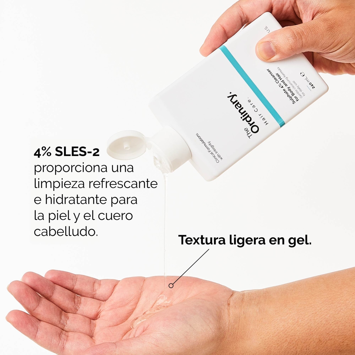 SULPHATE 4% CLEANSER FOR BODY AND HAIR (LIMPIADOR CON SULFATO AL 4% PARA CUERPO Y CABELLO)